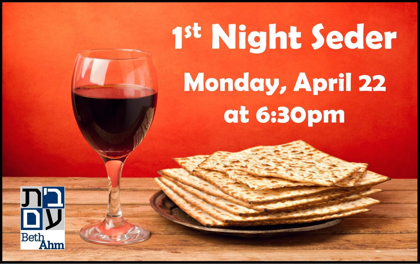 1st Night Seder